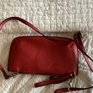Joy Susan Cherry Red Crossbody Bag/Clutch